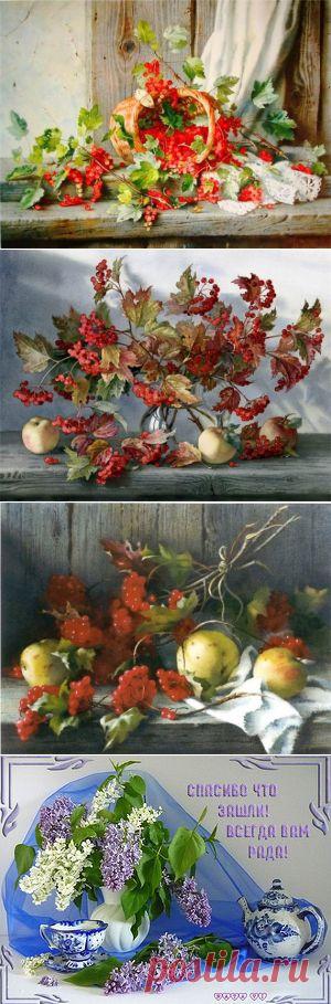 Ягодки от художницы Елены Базановой / Картинки для декупажа / PassionForum - мастер-классы по рукоделию