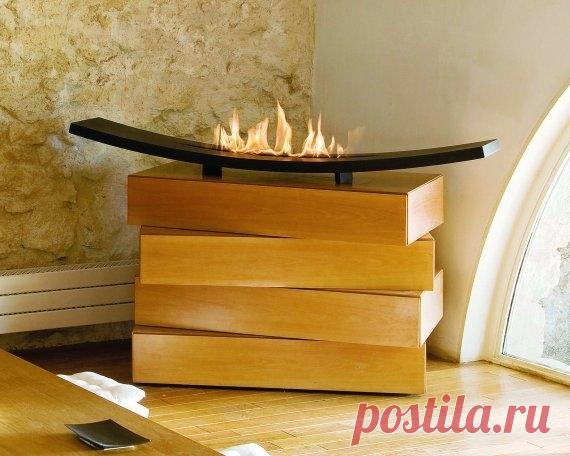 Необычные камины.