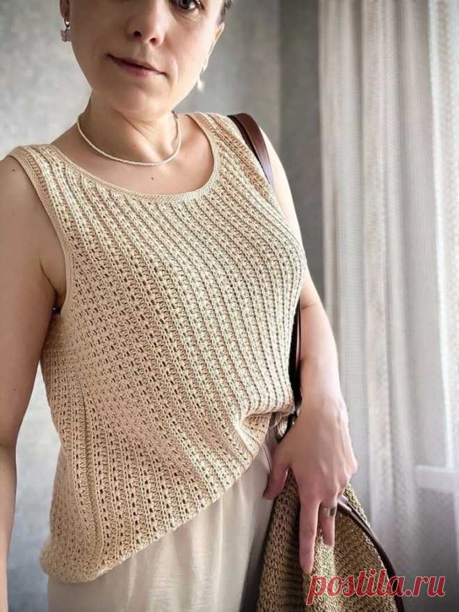 Топ крючком на лето