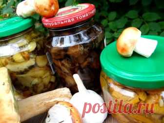 Грибочки с чесноком маринованные (вариант)