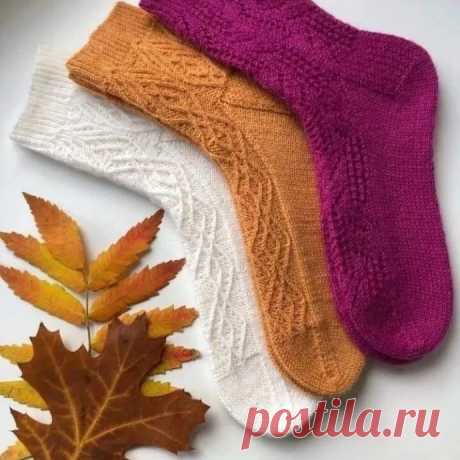 Носочки спицами