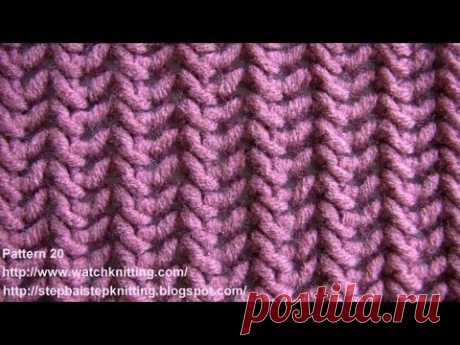 Lace Knitting Patterns - Free Knitting Tutorials - Watch Knitting- pattern 20 - Fish Thorn - YouTube