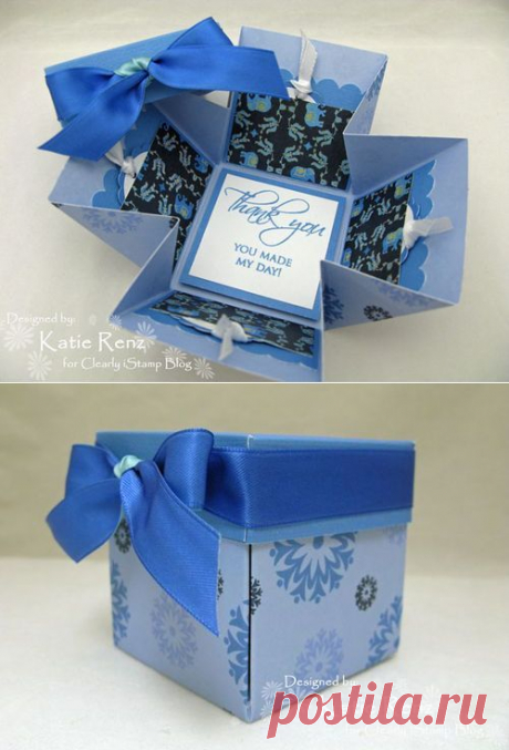 Clearly iStamp: A Card in a Box Tutorial