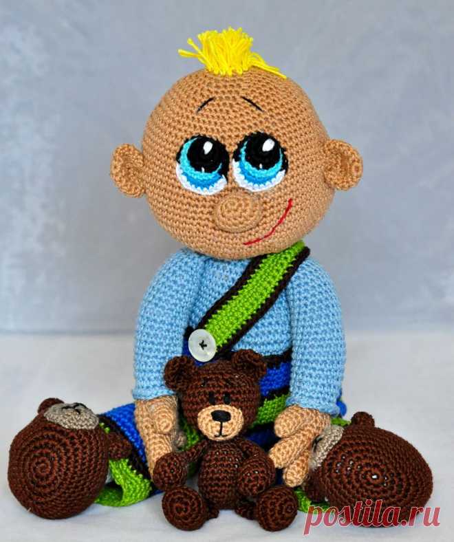 Häkelanleitung, DIY - Baby Justin (43 cm) - Ebook, PDF