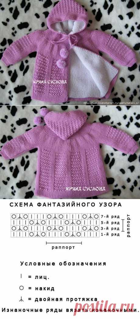 Розовый жакет-пальто для девочки