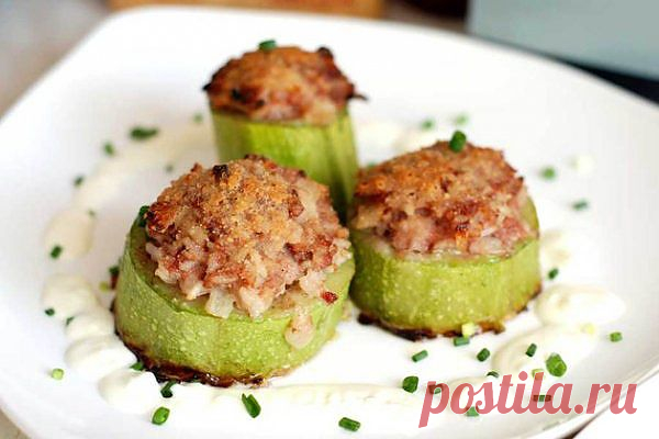 Кабачки фаршированные - Готовим из мяса - Рецепты - Дети@Mail.Ru