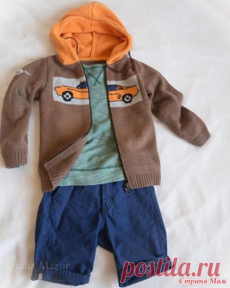 Куртка с капюшоном на мальчика_ демисезон - Вязание - Страна Мам