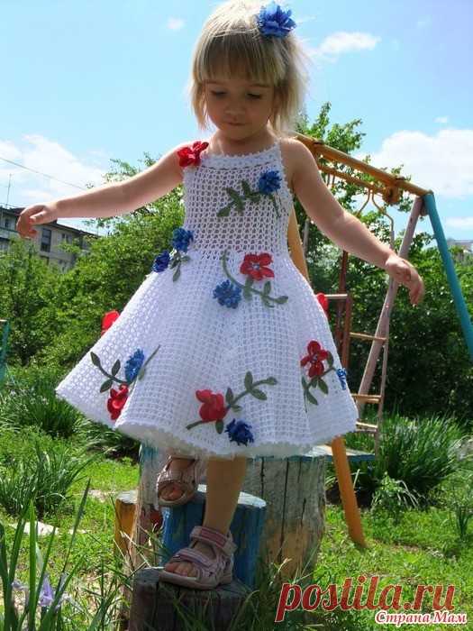 АЖУРНОЕ ДЕТСКОЕ ПЛАТЬЕ, СО СХЕМАМИ И ОПИСАНИЕМ. АЖУРНОЕ ДЕТСКОЕ ПЛАТЬЕ, СО СХЕМАМИ И ОПИСАНИЕМ. МАСТЕРИЦА - TIKOSHKA НА ОСИНКЕ.