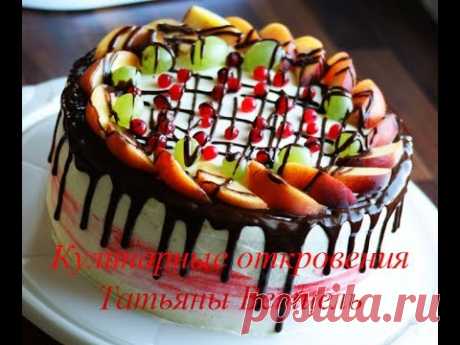 Супер быстро и легко украшаем торт сливочно сырным кремом.cake decoration