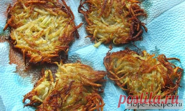 Драники из кабачков (веганские) « Рецепты Надежды