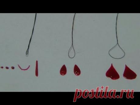 Tutorial : How To Paint Your Nails With A Hair - YouTube