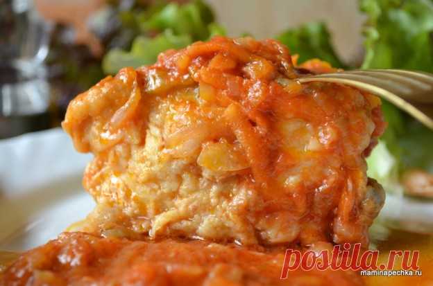 Рыба в овощном маринаде