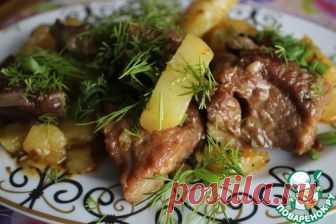 Жаркое с картофелем в казане - кулинарный рецепт