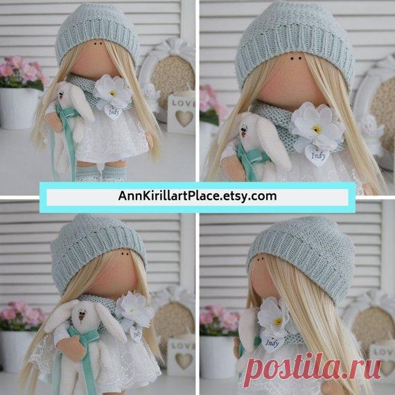 Baby Room Art Doll Collectable Rag Doll Nursery Decor Idea | Etsy