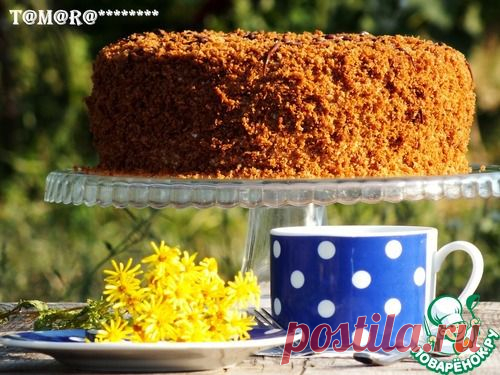 Торт "Медовик бархатный" - кулинарный рецепт