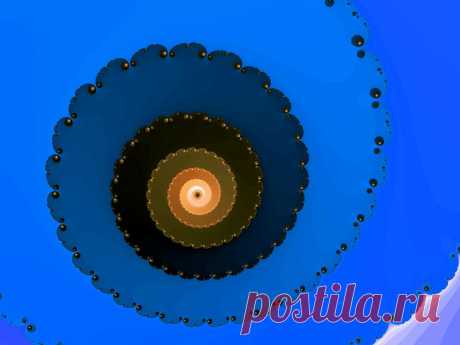 Blue Fractal Helix  Free Stock Photo HD - Public Domain Pictures
