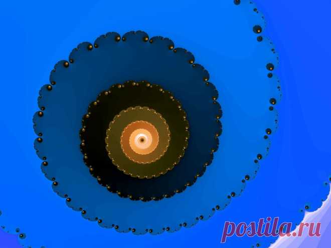 Blue Fractal Helix  Free Stock Photo HD - Public Domain Pictures