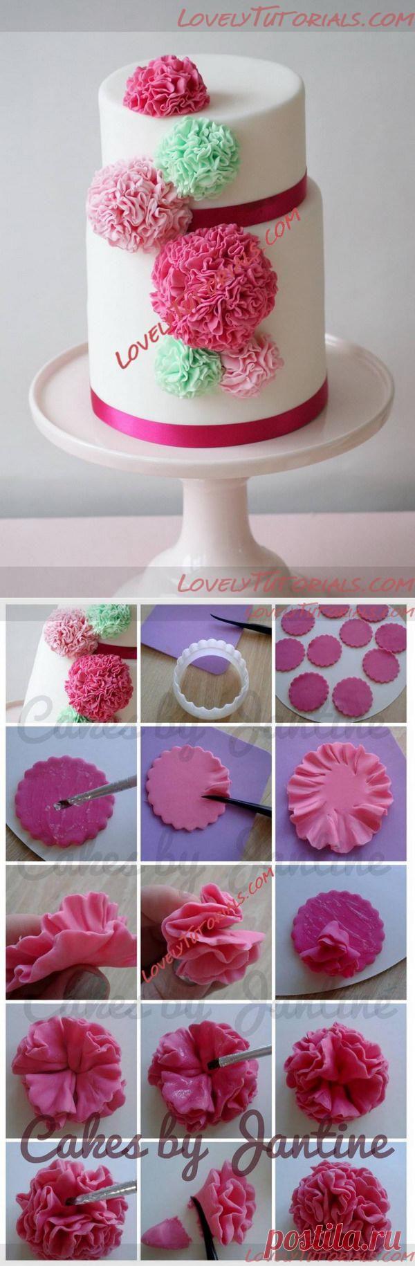 Как слепить сахарные помпончики -[TUTORIAL] How to make a sugar pom pom - Мастер-классы по украшению тортов Cake Decorating Tutorials (How To's) Tortas Paso a Paso