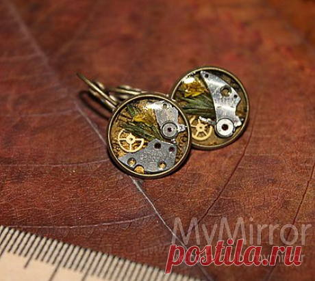 Сережки в стиле Steampunk