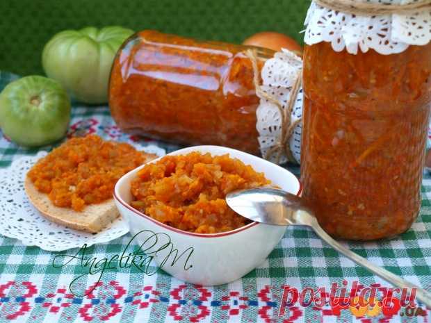 Икра из зелёных помидоров на зиму - Кулинарные рецепты на Food.ua