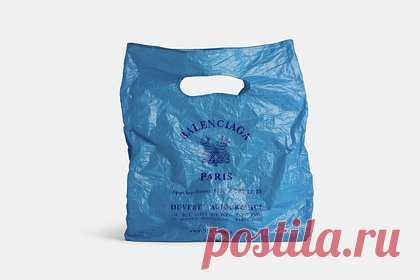 Balenciaga выпустила мужскую сумку в виде мятого пакета за 79 тысяч рублей