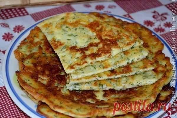 Ленивые сырные лепешки
