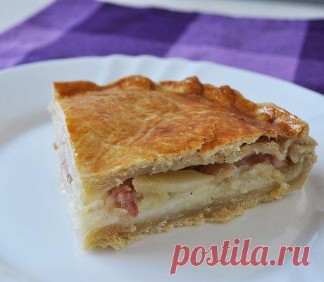 Пирог с картофелем и беконом - пошаговый рецепт с - как приготовить - ингредиенты, состав, время приготовления - Леди Mail.Ru