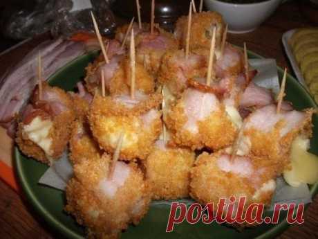 Сырные кубики в панировке - лучшая мужская закуска! | Четыре вкуса