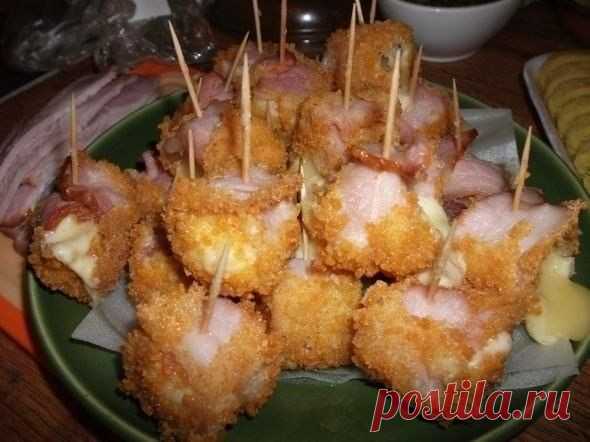 Сырные кубики в панировке - лучшая мужская закуска! | Четыре вкуса