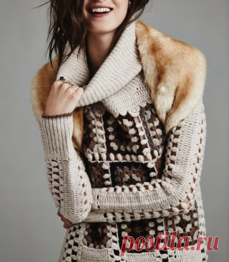 Неожиданно и красиво - идеи и бесплатные схемы квадратных мотивов крючком в одном месте! | Вязалки Веселого Хомяка | Дзен