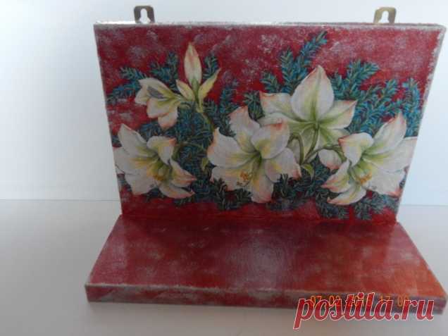 картины полочки из подручных материалов - Декупаж. Работы пользователей