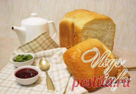 Белый хлеб в хлебопечке