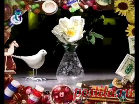 Делаем цветок шиповника из фоамирана (пористая резина). Мастер класс