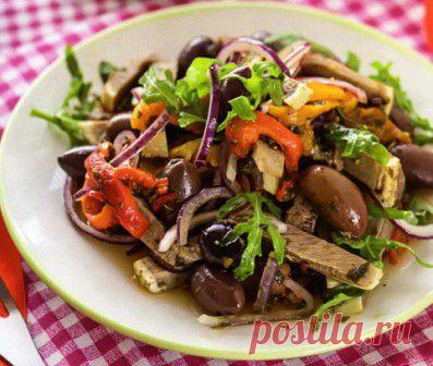 Рецепт как приготовить большой вкусный праздничный салат