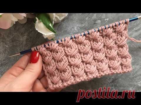 ВЕЛИКОЛЕПНЫЙ УЗОР СПИЦАМИ ДЛЯ ШАПОК, СНУДОВ, КАРДИГАНОВ!knittingpatterns