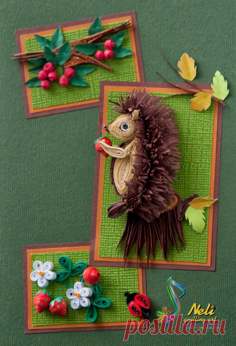 Neli Quilling Art: Детские открытки