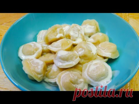 Пельмени из курицы. Секрет куриного фарша, который не растекается.