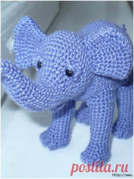 KNITTED BABY ELEPHANT