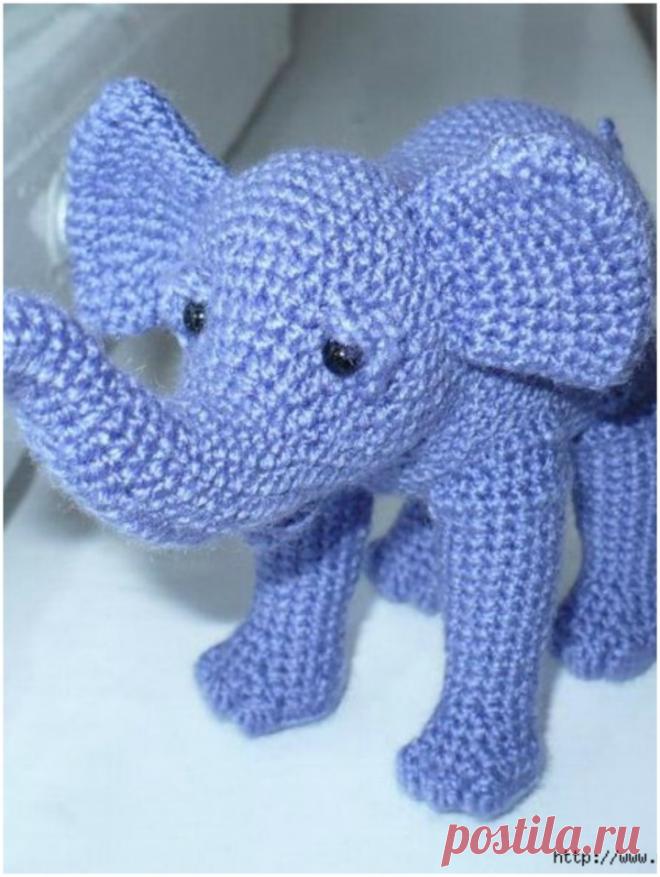 KNITTED BABY ELEPHANT
