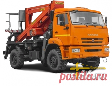 Аренда спецтехники: Автовышка 32м на базе шасси КамАЗ-4326 в г.Омск (Омская обл.) #22830