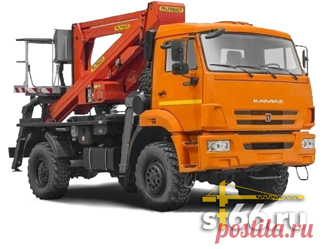 Аренда спецтехники: Автовышка 32м на базе шасси КамАЗ-4326 в г.Омск (Омская обл.) #22830