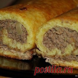 СЫРНО-МЯСНОЙ ЗАКУСОЧНЫЙ РУЛЕТ.