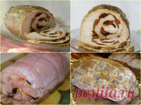 Рулет из индейки с начинкой
Замечательная альтернатива колбасе на завтрак. В горячем виде можно на обед или ужин с гарниром и салатиком.

Состав: филе индейки 700 гр, морковь 1 шт, чернослив 5 шт, шампиньоны 2 шт, сметана 1 ст. ложка, соль, перец,
кориандр молотый 1/3 ч. ложки.
Показать полностью…