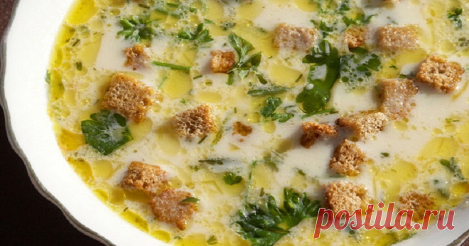 Нежный сырный суп с шампиньонами и сухариками. Просто и безумно вкусно! Изысканное блюдо из подручных ингредиентов!