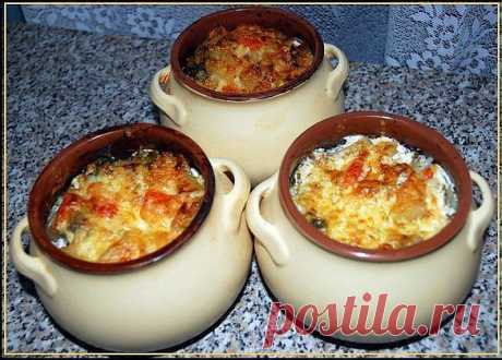 Молодой картофель с мясом в горшочках | Лучшие кулинарные рецепты