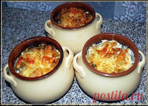 Молодой картофель с мясом в горшочках | Лучшие кулинарные рецепты