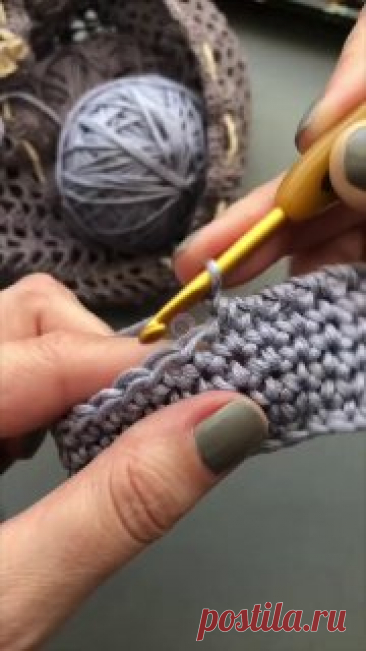 Ручки вяжут и шьют | Вязание и рукоделие Очень красивый вариант вязания крючком 🤗