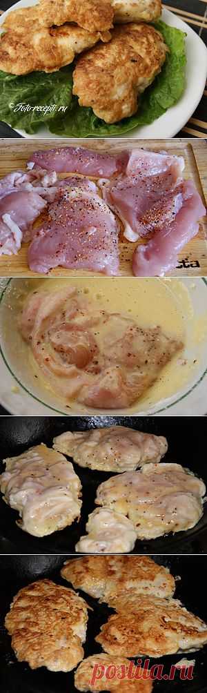 Курица в кляре (филе грудки).