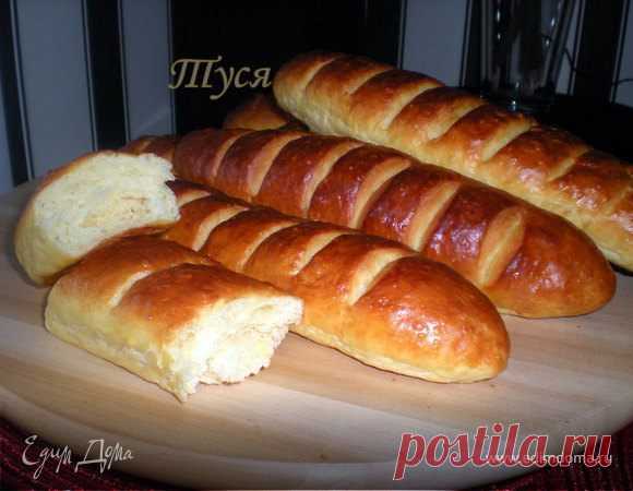 Венский хлеб от Ришара Бертине (Pain viennois), рецепт с ингредиентами: молоко, мука, сливочное масло