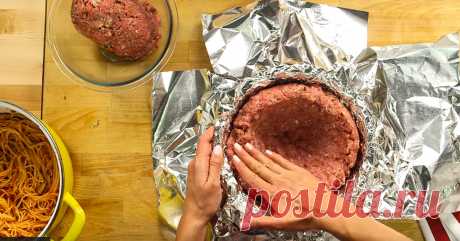 Вот как выглядят самые вкусные спагетти! Одна маленькая хитрость — и всё готово.  Восхищаюсь этим блюдом!